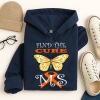 Support MS Help Find The Cure Ribbon Multiple Sclerosis Hoodie