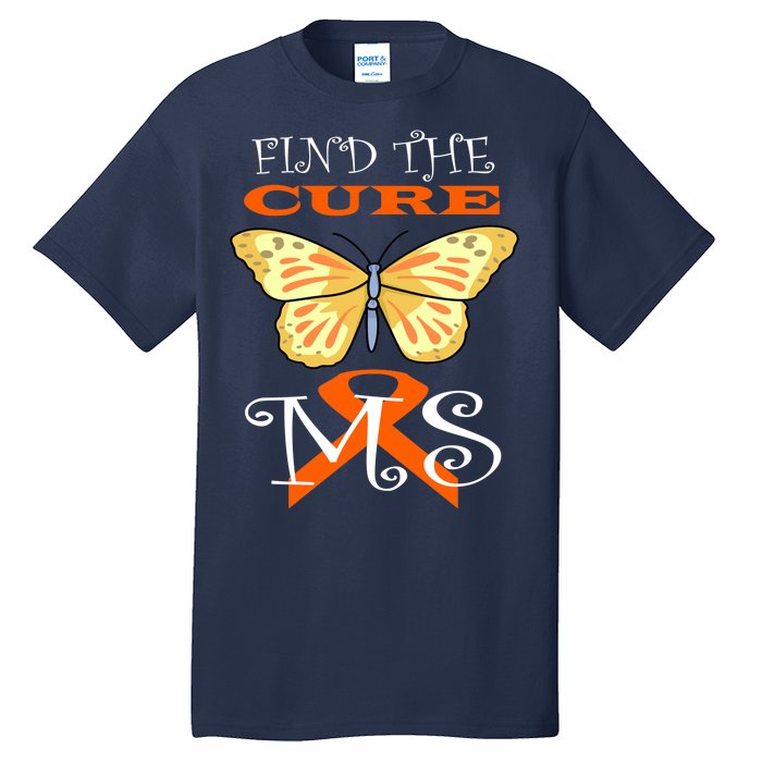 Support MS Help Find The Cure Ribbon Multiple Sclerosis Tall T-Shirt