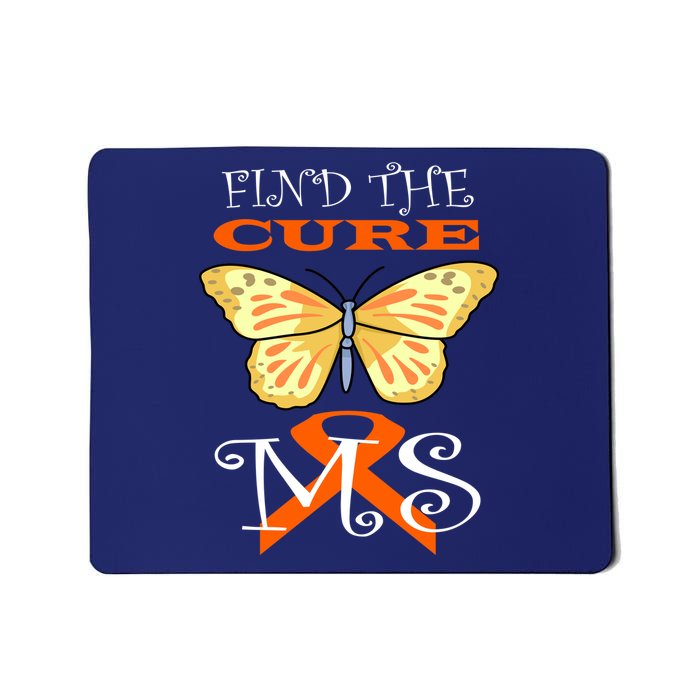 Support MS Help Find The Cure Ribbon Multiple Sclerosis Mousepad