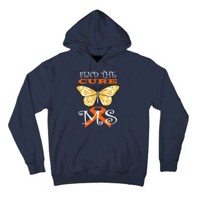 Support MS Help Find The Cure Ribbon Multiple Sclerosis Tall Hoodie