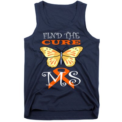 Support MS Help Find The Cure Ribbon Multiple Sclerosis Tank Top