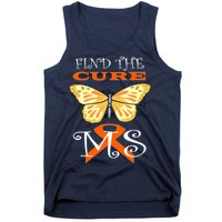 Support MS Help Find The Cure Ribbon Multiple Sclerosis Tank Top