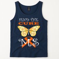 Support MS Help Find The Cure Ribbon Multiple Sclerosis Tank Top