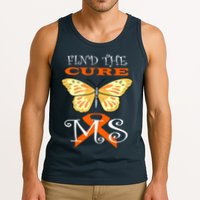 Support MS Help Find The Cure Ribbon Multiple Sclerosis Tank Top