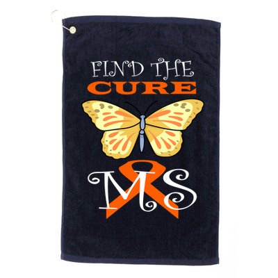Support MS Help Find The Cure Ribbon Multiple Sclerosis Golf Towel