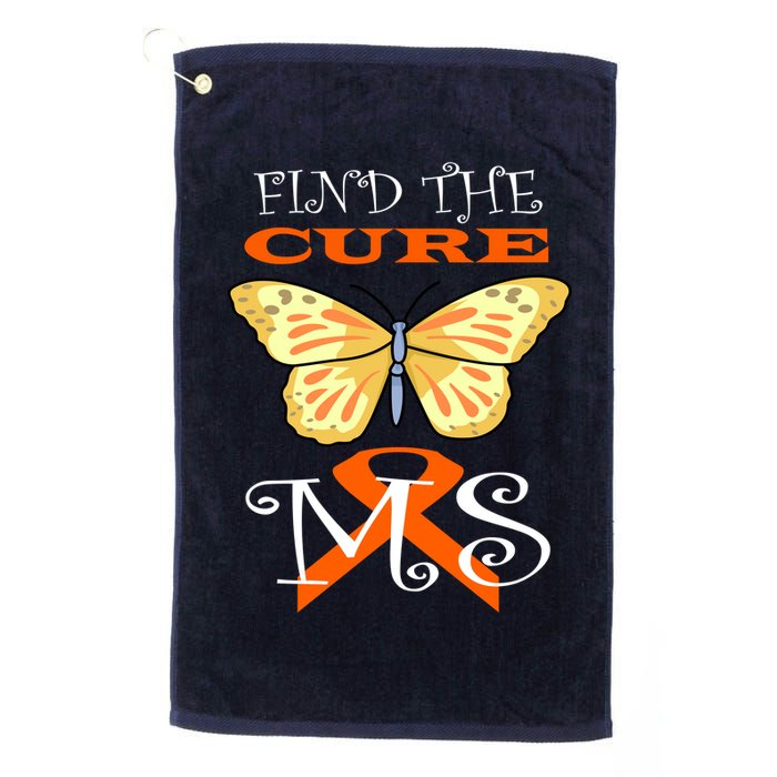 Support MS Help Find The Cure Ribbon Multiple Sclerosis Golf Towel