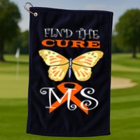 Support MS Help Find The Cure Ribbon Multiple Sclerosis Golf Towel