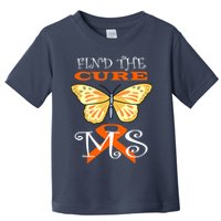 Support MS Help Find The Cure Ribbon Multiple Sclerosis Toddler T-Shirt