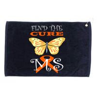 Support MS Help Find The Cure Ribbon Multiple Sclerosis Grommeted Golf Towel