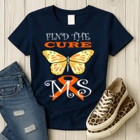 Support MS Help Find The Cure Ribbon Multiple Sclerosis Womens T-Shirt