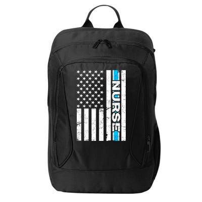 Support Nurses Front Line Flag City Backpack