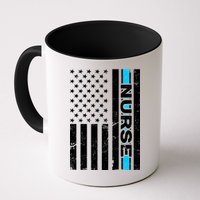Support Nurses Front Line Flag Mug