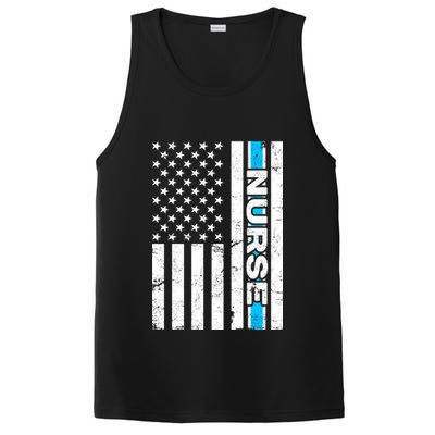 Support Nurses Front Line Flag PosiCharge Competitor Tank