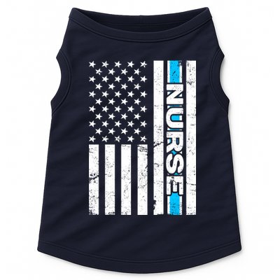 Support Nurses Front Line Flag Doggie Tank