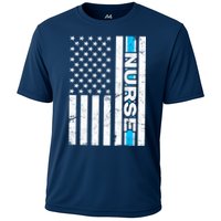 Support Nurses Front Line Flag Performance Shirt