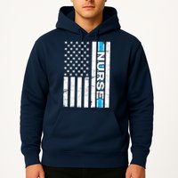 Support Nurses Front Line Flag Hoodie