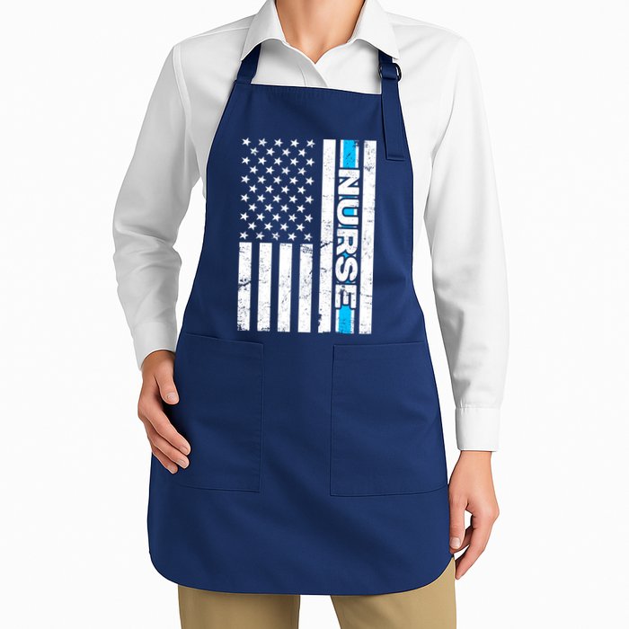 Support Nurses Front Line Flag Apron