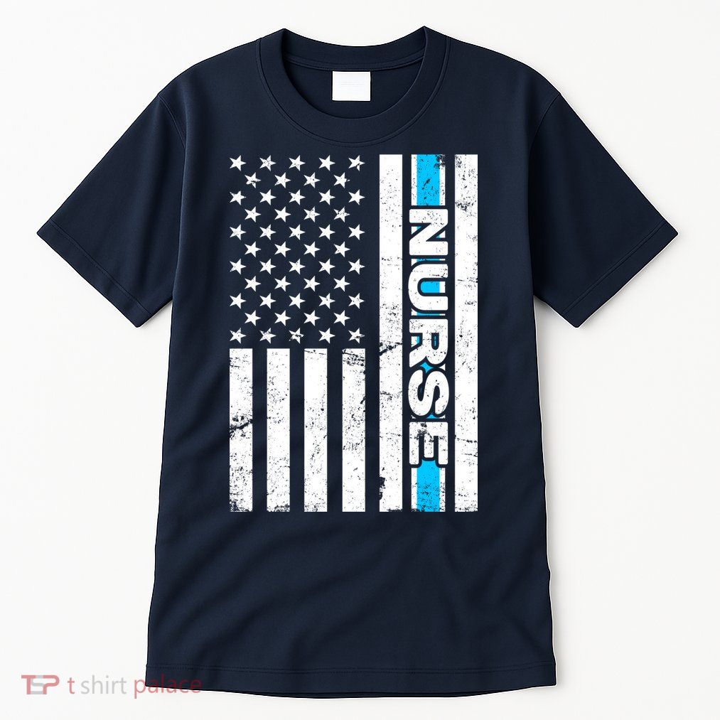 Support Nurses Front Line Flag Tall T-Shirt