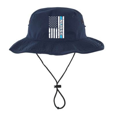 Support Nurses Front Line Flag Bucket Hat