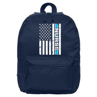 Support Nurses Front Line Flag 16 in Basic Backpack