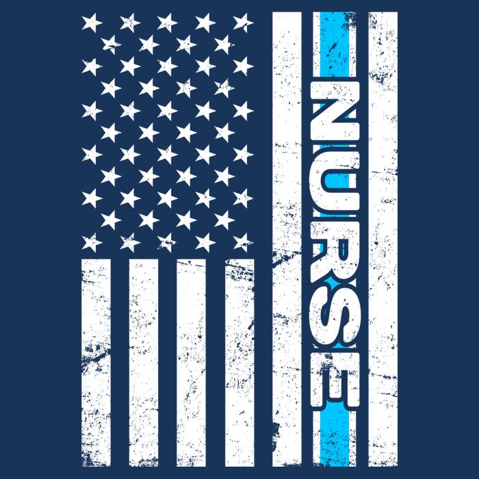 Support Nurses Front Line Flag Bag