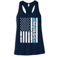 Support Nurses Front Line Flag Womens Tank Top