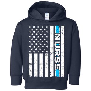 Support Nurses Front Line Flag Toddler Hoodie