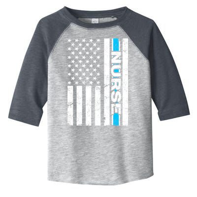 Support Nurses Front Line Flag Toddler Fine Jersey T-Shirt