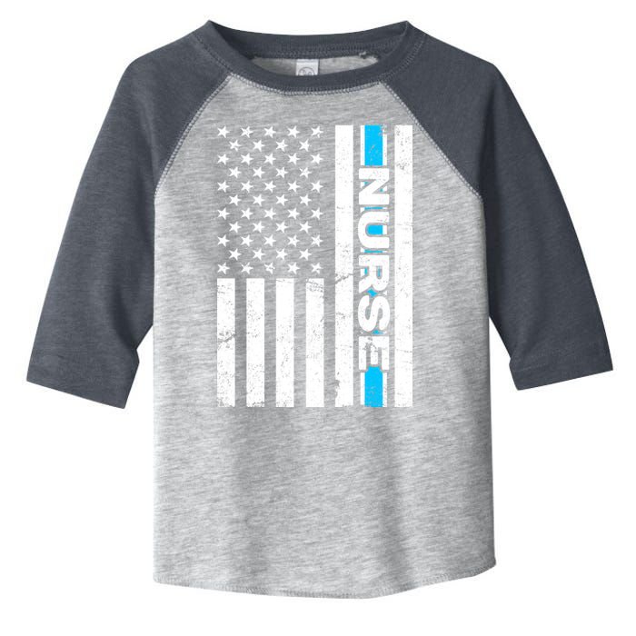 Support Nurses Front Line Flag Toddler Fine Jersey T-Shirt