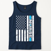 Support Nurses Front Line Flag Tank Top