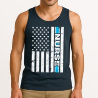 Support Nurses Front Line Flag Tank Top