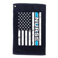 Support Nurses Front Line Flag Golf Towel