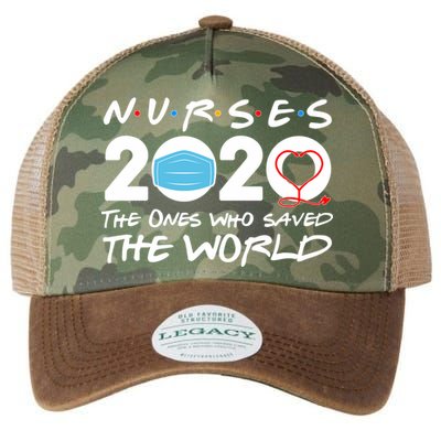 Support Nurses The Ones Who Saved The World Legacy Tie Dye Trucker Hat