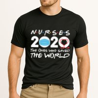 Support Nurses The Ones Who Saved The World Performance Shirt