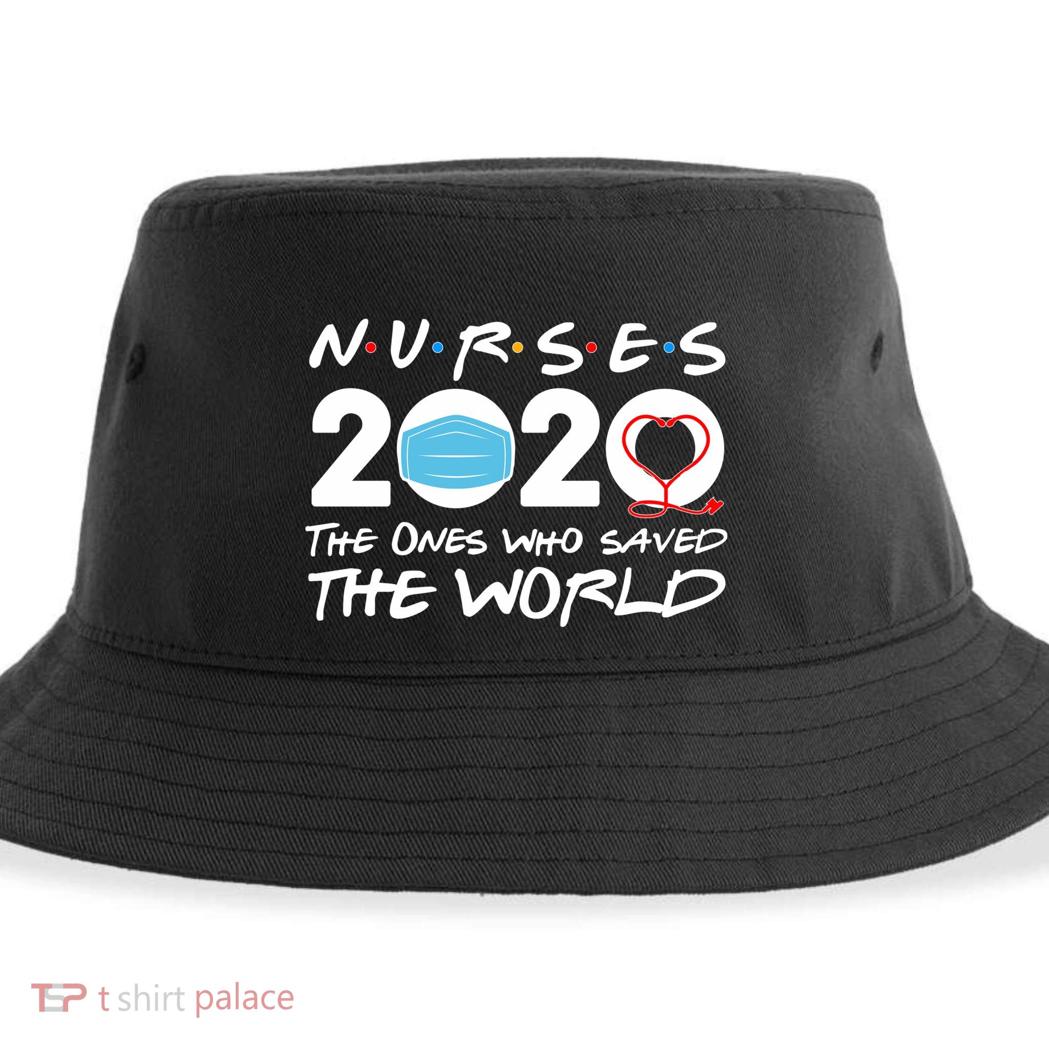 Support Nurses The Ones Who Saved The World Sustainable Bucket Hat