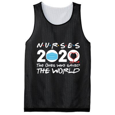 Support Nurses The Ones Who Saved The World Mesh Reversible Basketball Jersey Tank