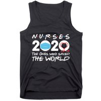 Support Nurses The Ones Who Saved The World Tank Top