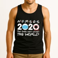 Support Nurses The Ones Who Saved The World Tank Top
