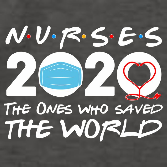Support Nurses The Ones Who Saved The World Vector Backpack