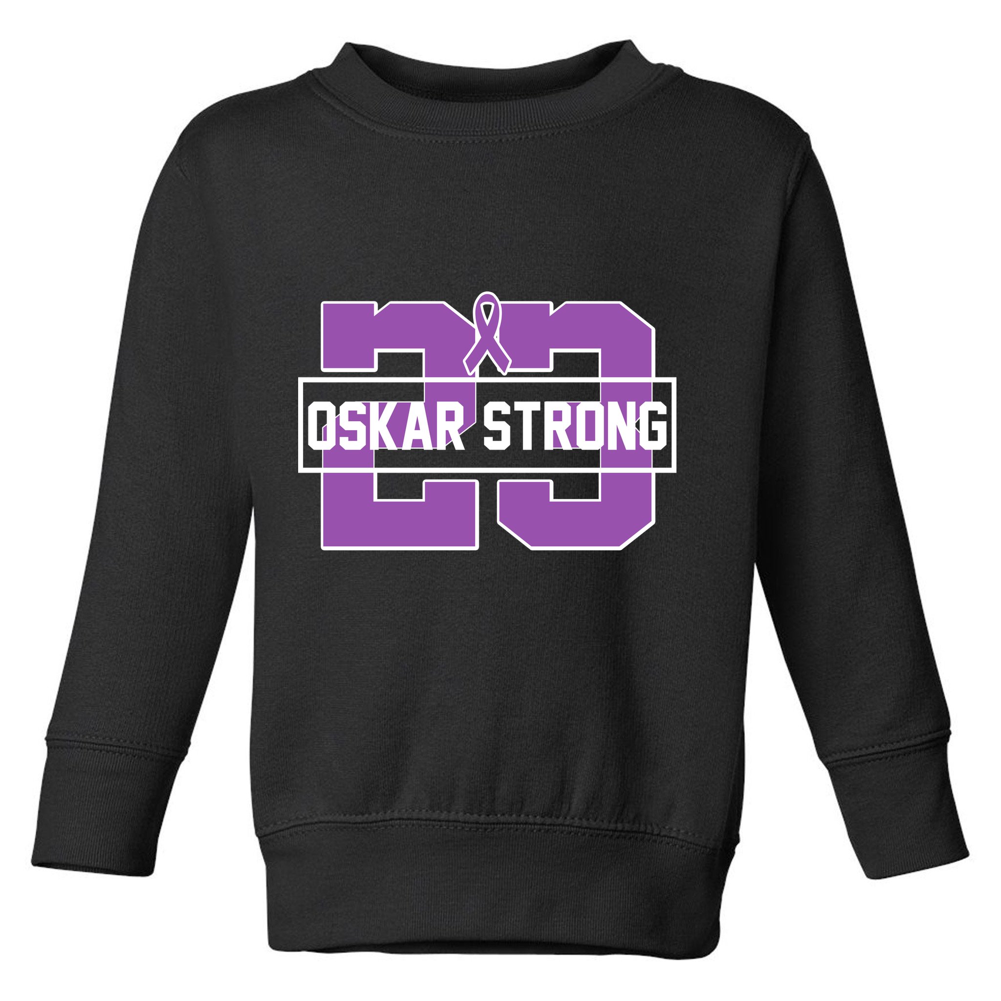 Support Oskar Strong No.23 Toddler Sweatshirt