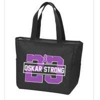 Support Oskar Strong No.23 Zip Tote Bag