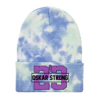 Support Oskar Strong No.23 Tie Dye 12in Knit Beanie