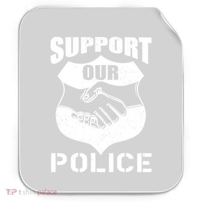 Support Our Police Permanent Decal Sticker