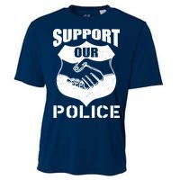 Support Our Police Cooling Performance Crew T-Shirt