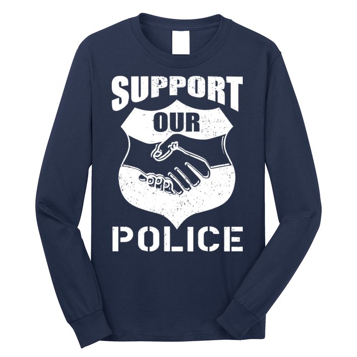 Support Our Police Long Sleeve Shirt