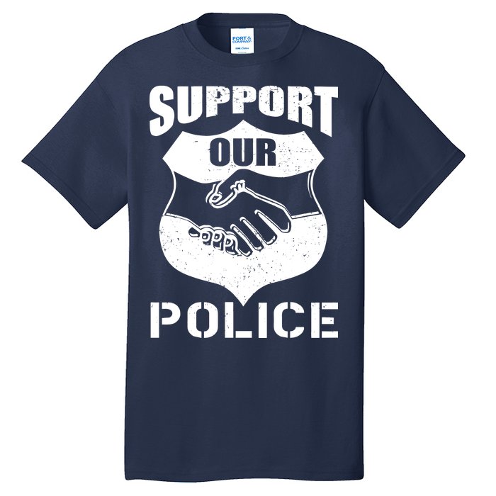 Support Our Police Tall T-Shirt