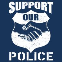 Support Our Police 7-Panel Snapback Hat