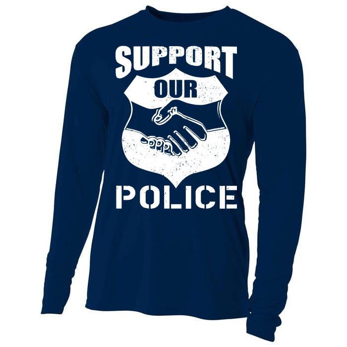 Support Our Police Cooling Performance Long Sleeve Crew