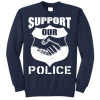 Support Our Police Tall Sweatshirt