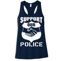 Support Our Police Women's Racerback Tank